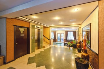Interior entrance