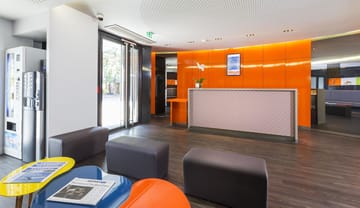 Check-in/check-out kiosk