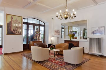 Interior entrance