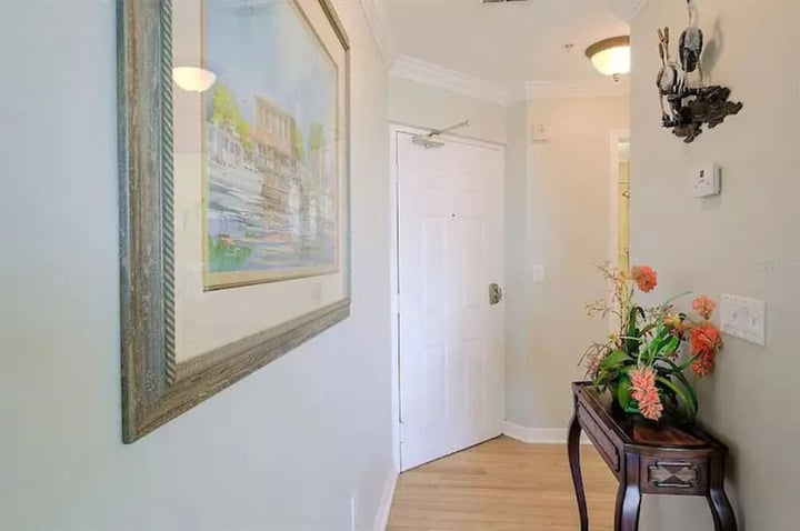 Interior entrance