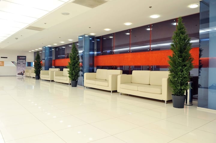 Interior entrance